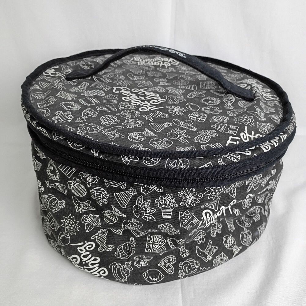 Coton Colors Happy Everything Black And White Insulated Carrier